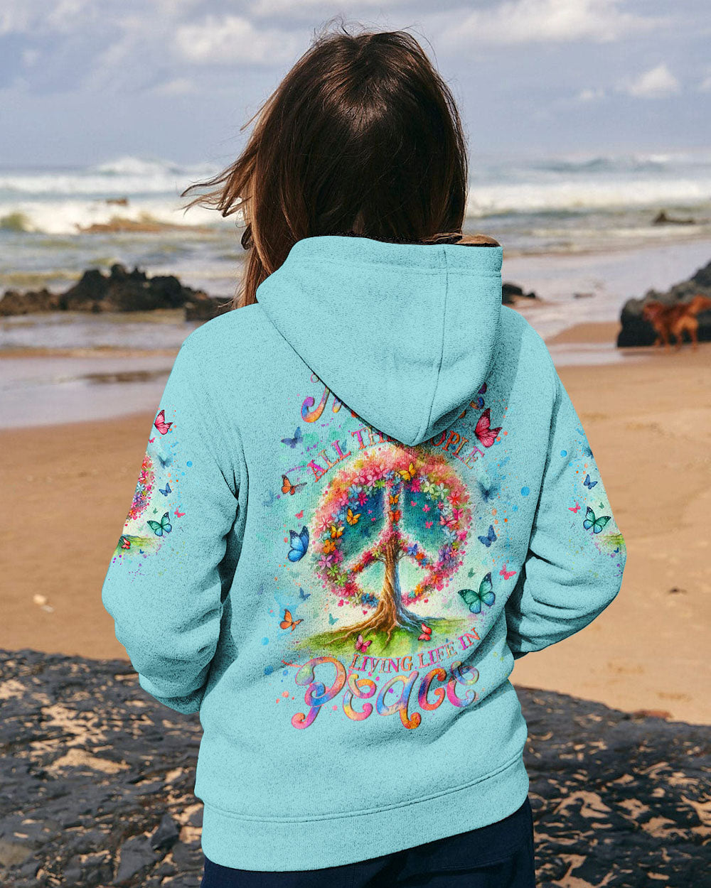 IMAGINE ALL THE PEOPLE LIVING LIFE IN PEACE ALL OVER PRINT - YHLN0207243