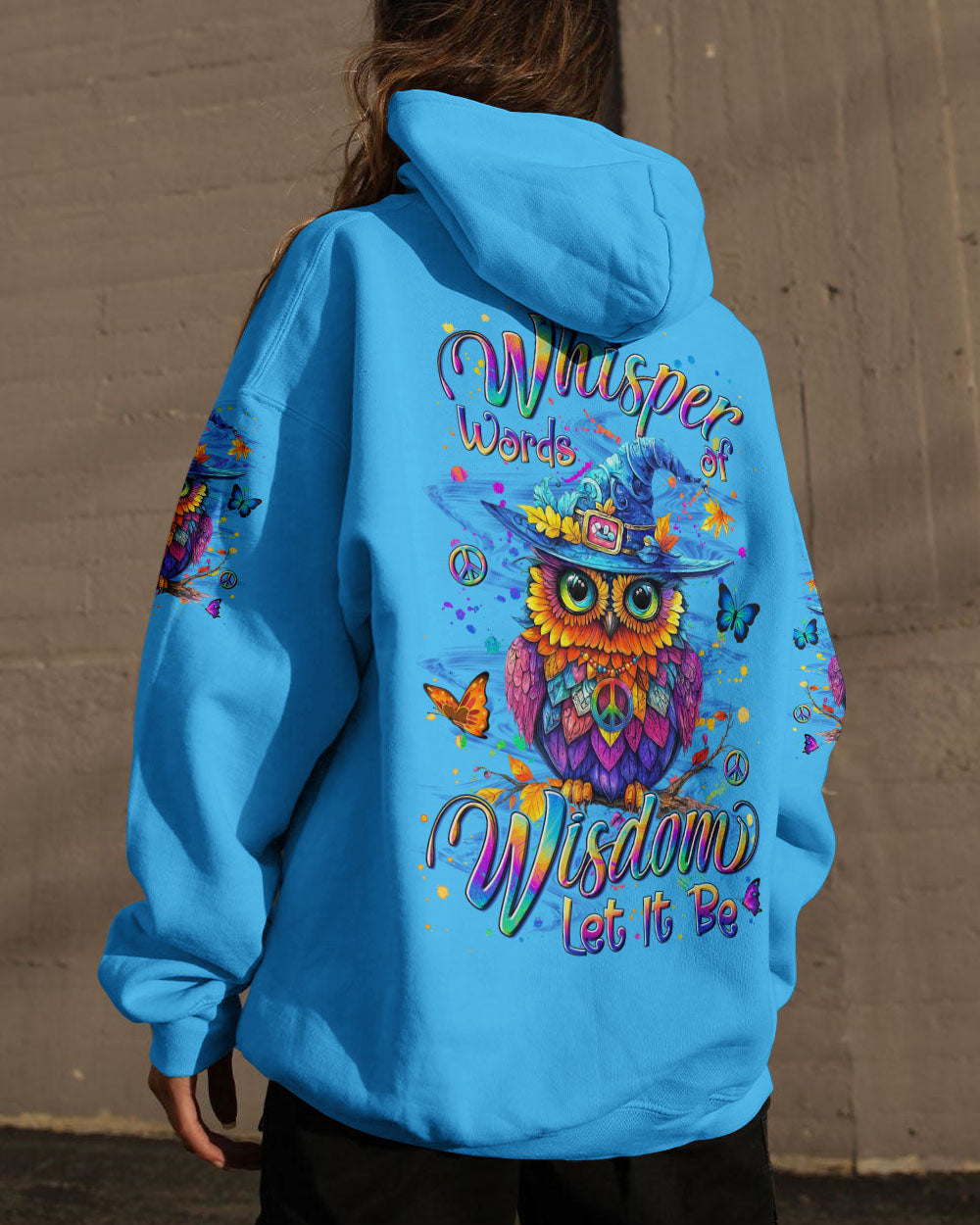 WHISPER WORDS OF WISDOM LET IT BE OWL WITCH HALLOWEEN ALL OVER PRINT - YHLN0210253