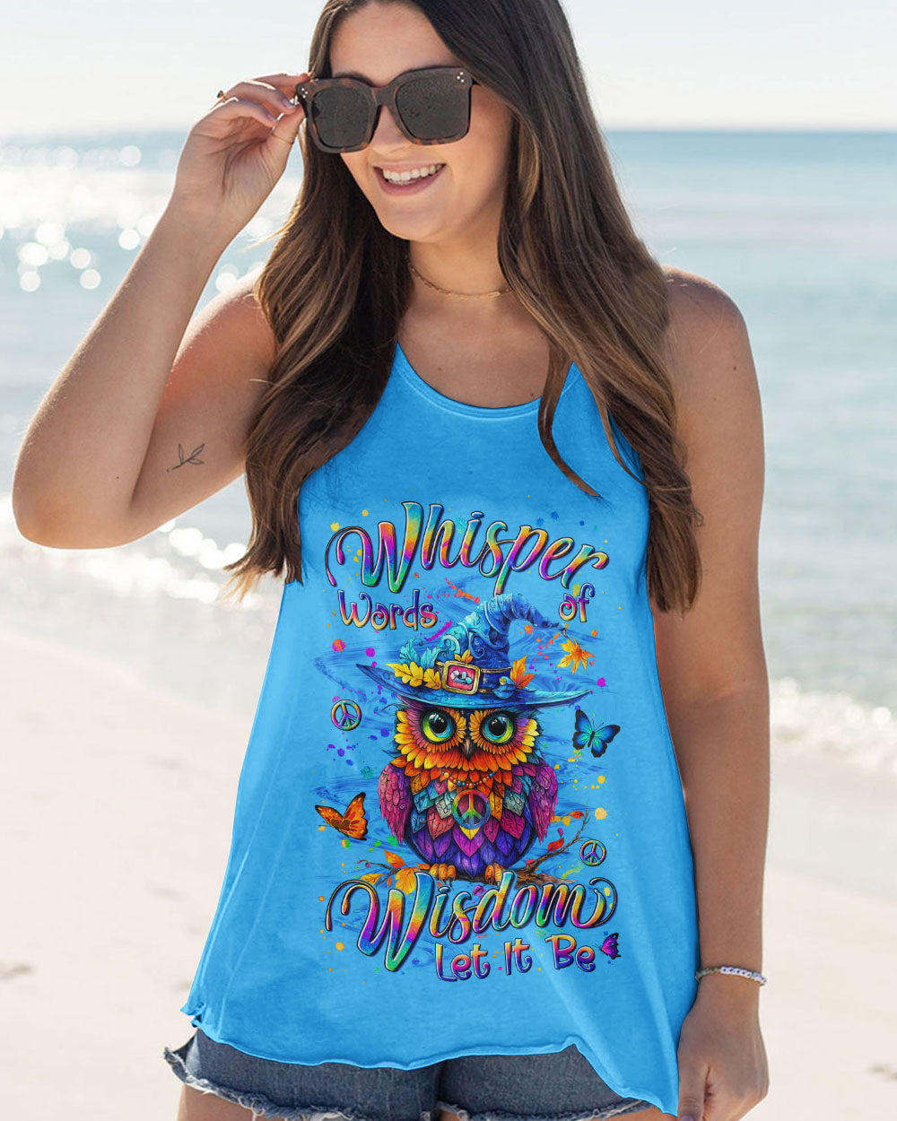 WHISPER WORDS OF WISDOM LET IT BE OWL WITCH HALLOWEEN ALL OVER PRINT - YHLN0210253
