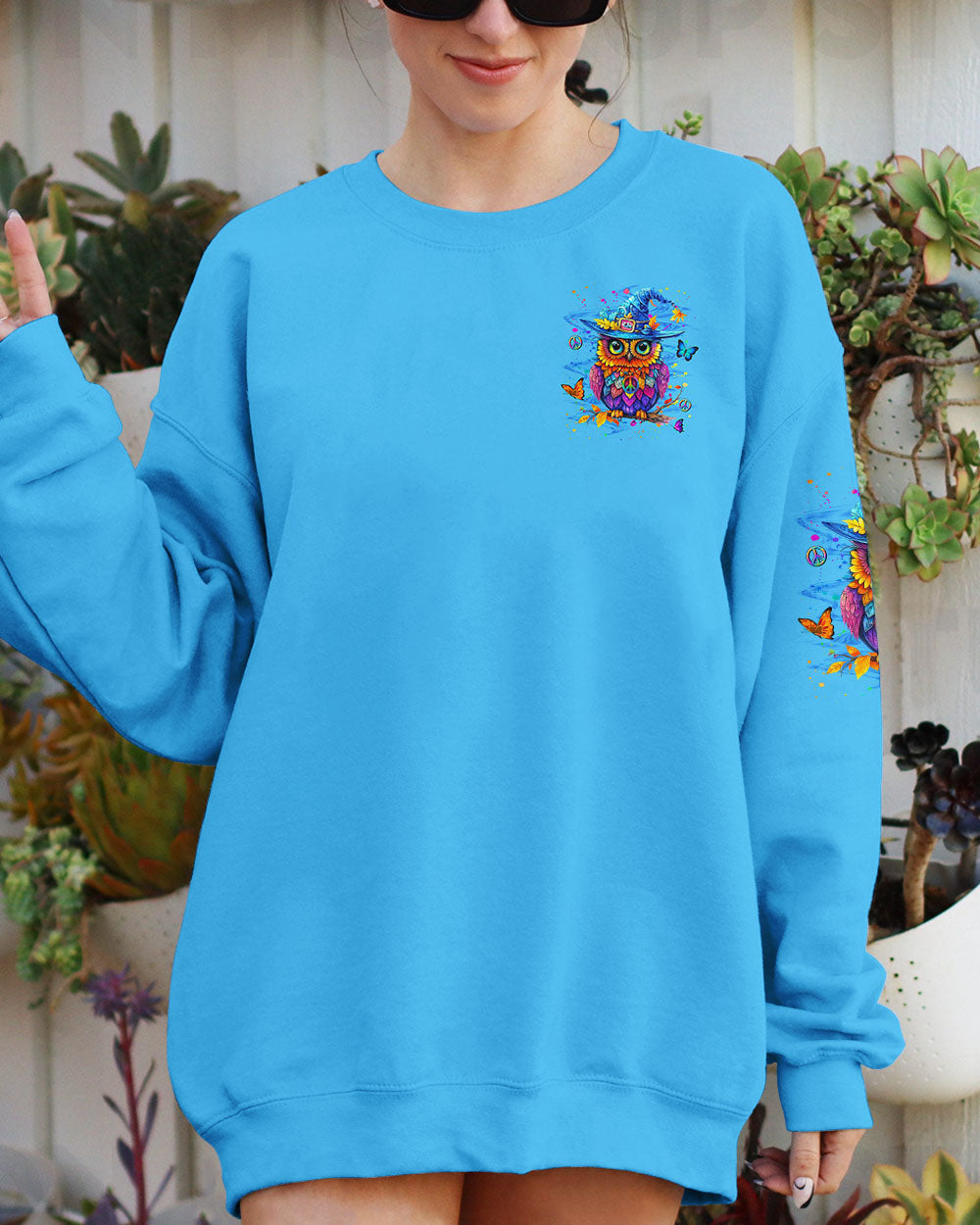 WHISPER WORDS OF WISDOM LET IT BE OWL WITCH HALLOWEEN ALL OVER PRINT - YHLN0210253
