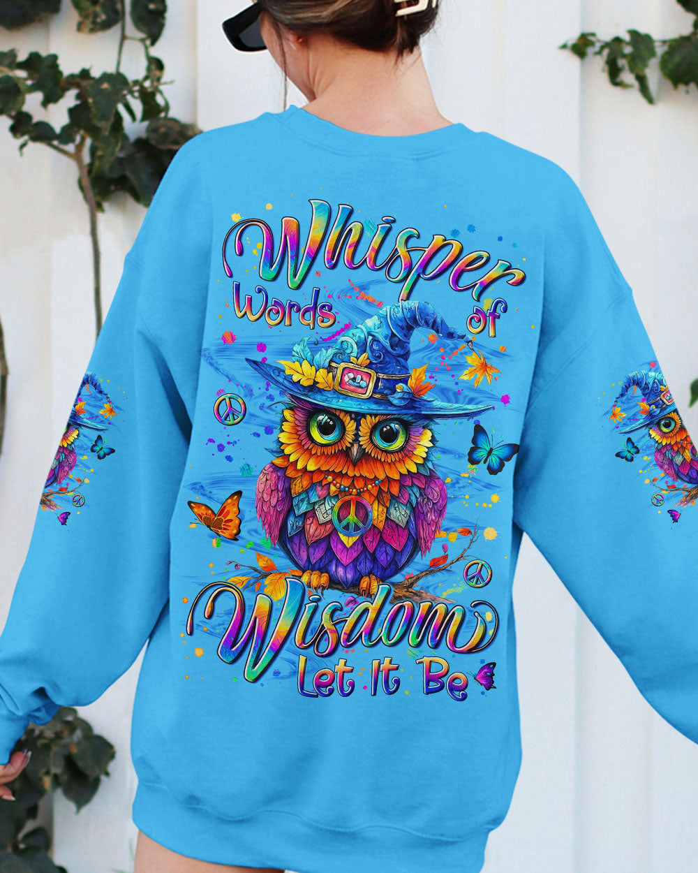 WHISPER WORDS OF WISDOM LET IT BE OWL WITCH HALLOWEEN ALL OVER PRINT - YHLN0210253