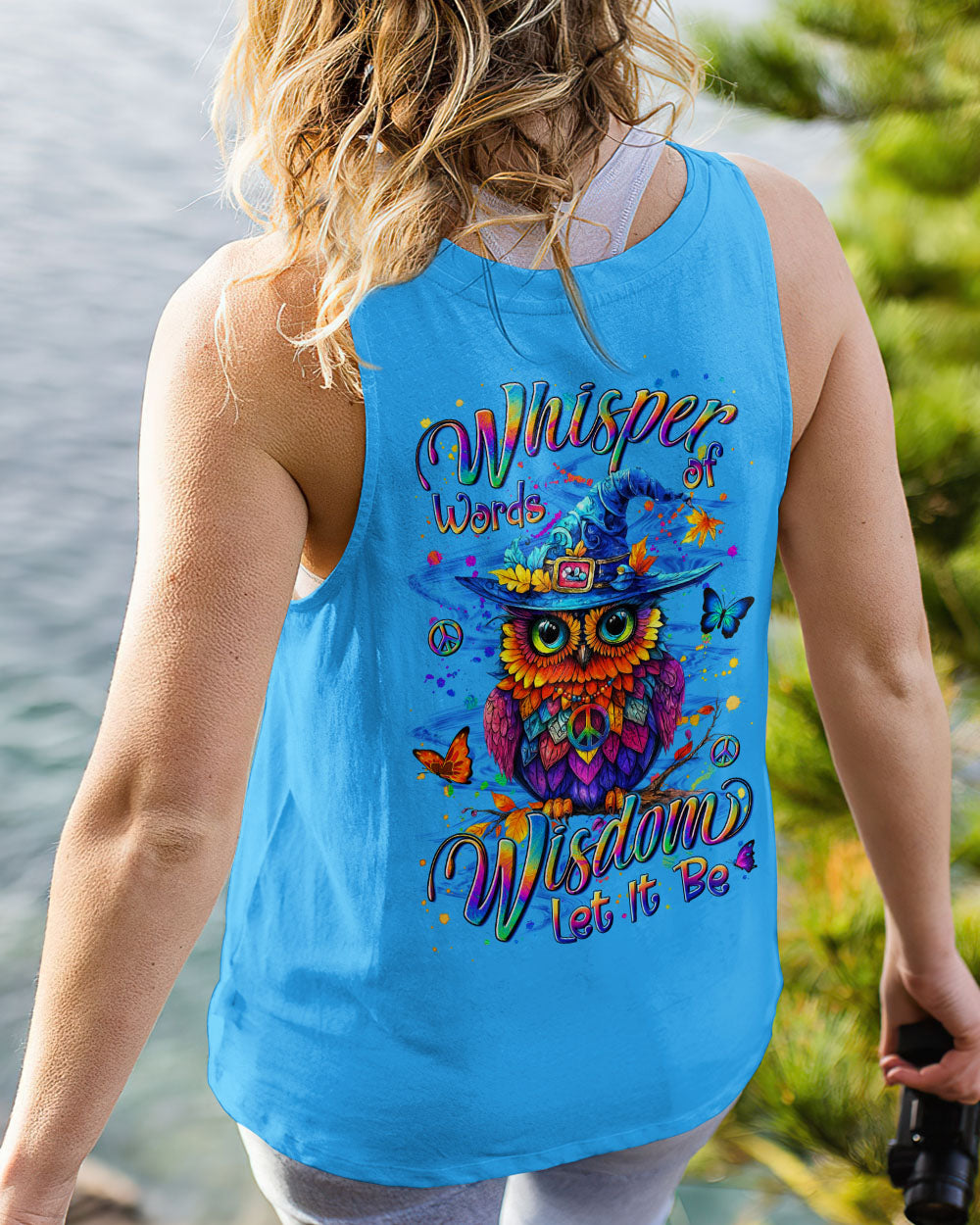 WHISPER WORDS OF WISDOM LET IT BE OWL WITCH HALLOWEEN ALL OVER PRINT - YHLN0210253