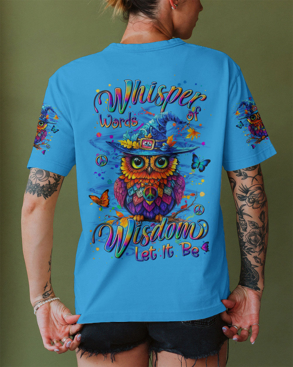 WHISPER WORDS OF WISDOM LET IT BE OWL WITCH HALLOWEEN ALL OVER PRINT - YHLN0210253