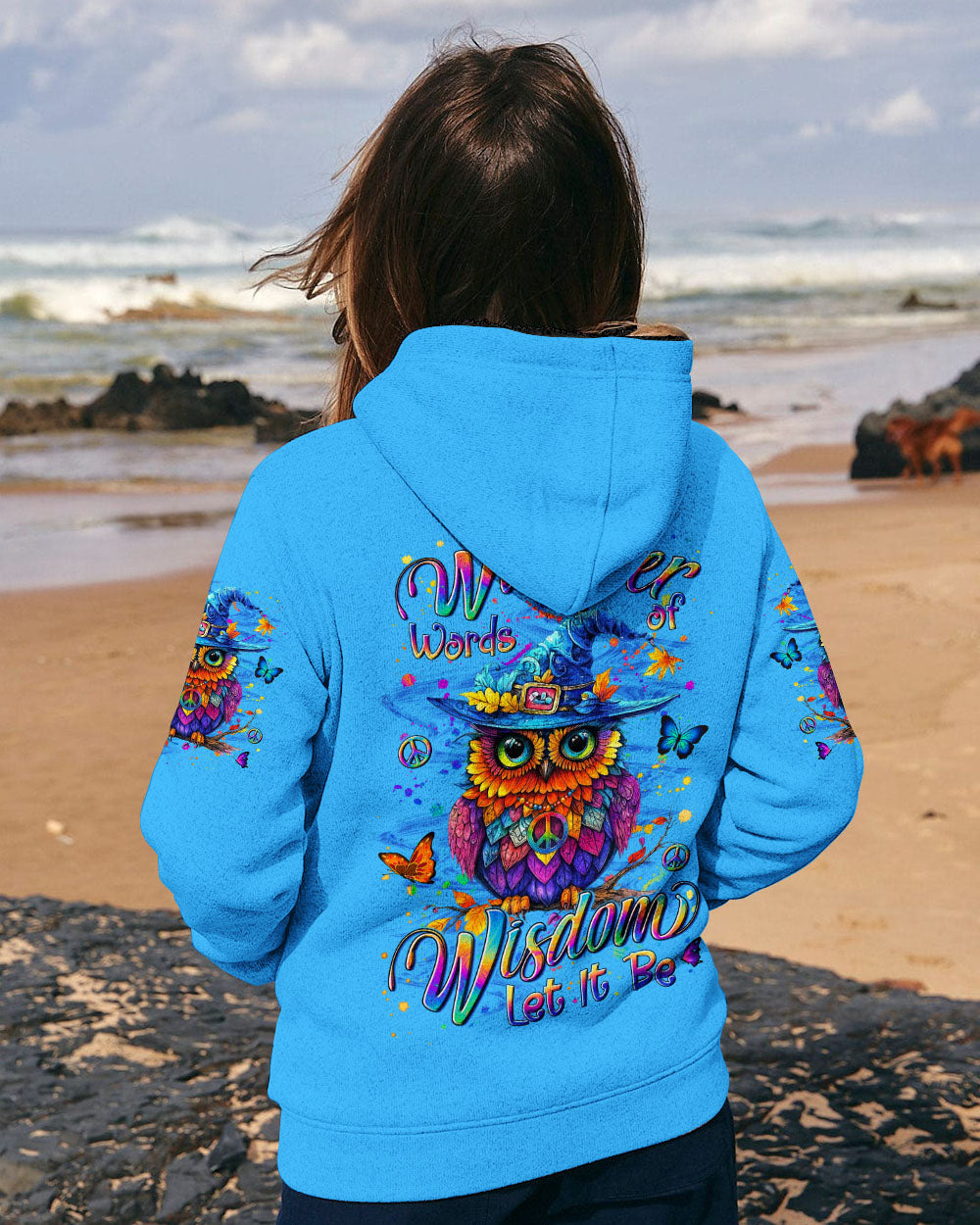 WHISPER WORDS OF WISDOM LET IT BE OWL WITCH HALLOWEEN ALL OVER PRINT - YHLN0210253