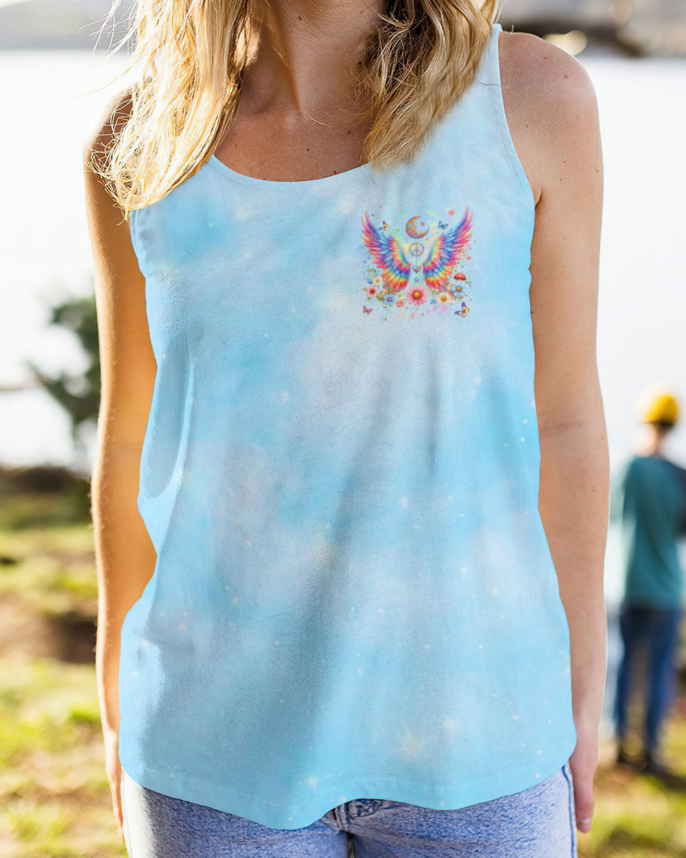 I BELIEVE THERE ARE ANGELS AMONG US WINGS ALL OVER PRINT - YHLN0304243