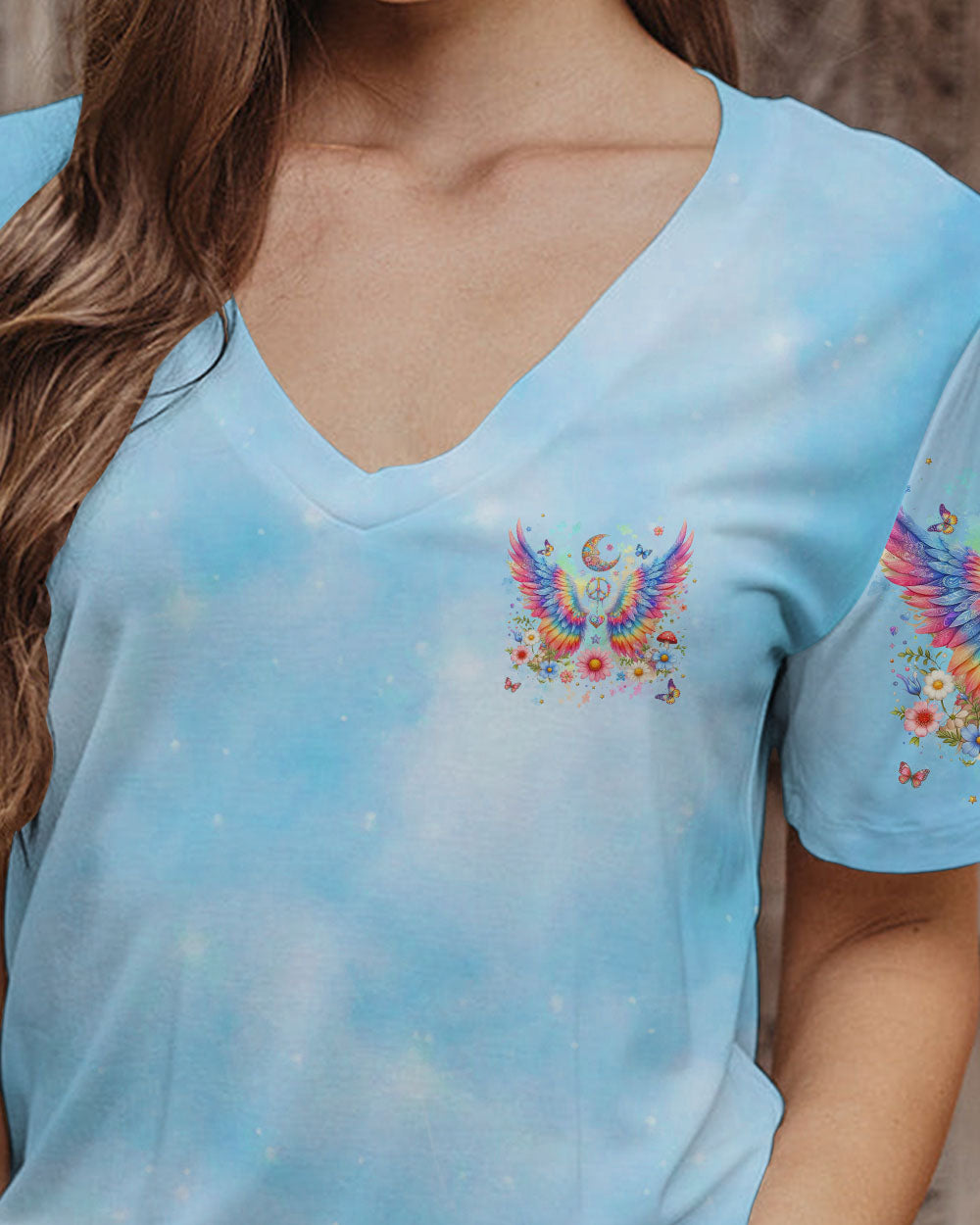 I BELIEVE THERE ARE ANGELS AMONG US WINGS ALL OVER PRINT - YHLN0304243