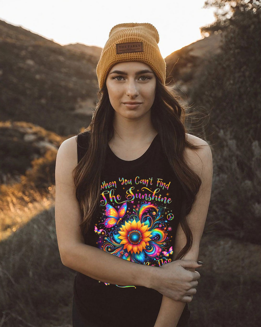 BE THE SUNSHINE SUNFLOWER ALL OVER PRINT - YHLN0204244