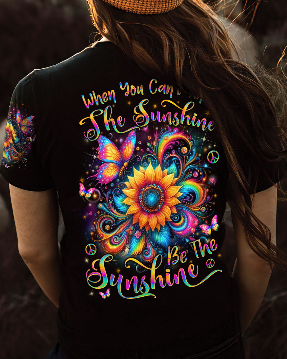 BE THE SUNSHINE SUNFLOWER ALL OVER PRINT - YHLN0204244