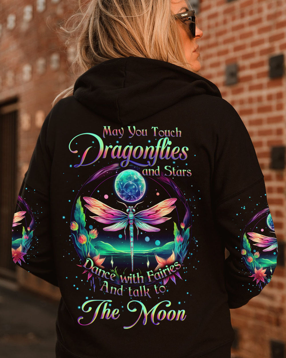 MAY YOU TOUCH DRAGONFLIES AND STARS ALL OVER PRINT - YHLN0307232
