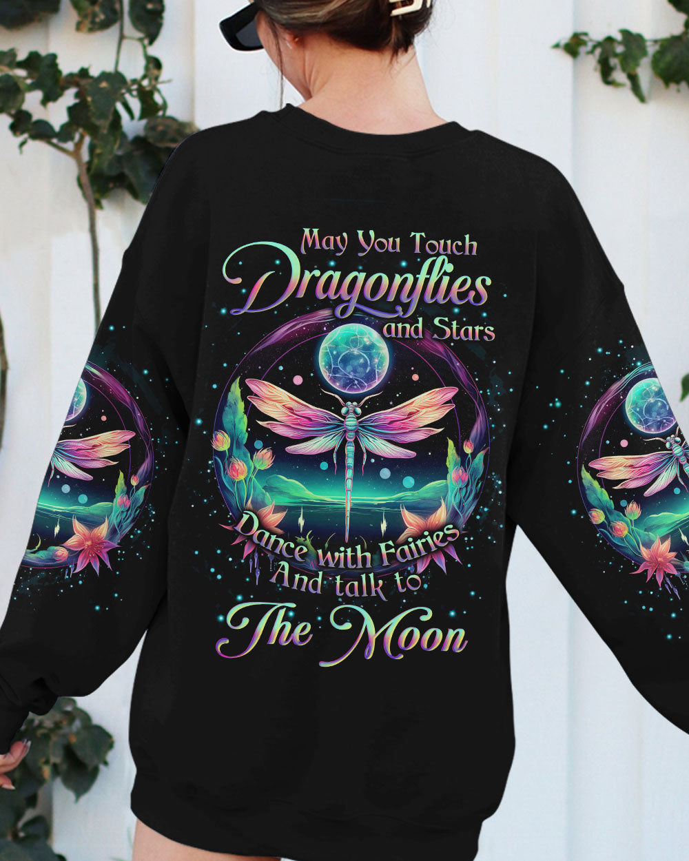 MAY YOU TOUCH DRAGONFLIES AND STARS ALL OVER PRINT - YHLN0307232