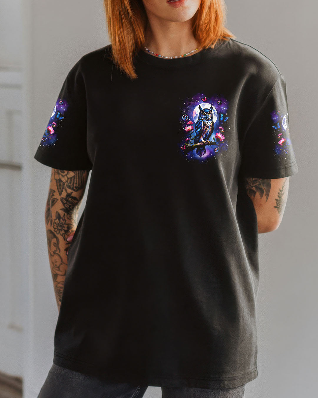 HELLO DARKNESS MY OLD FRIEND OWL ALL OVER PRINT - YHLN0310252