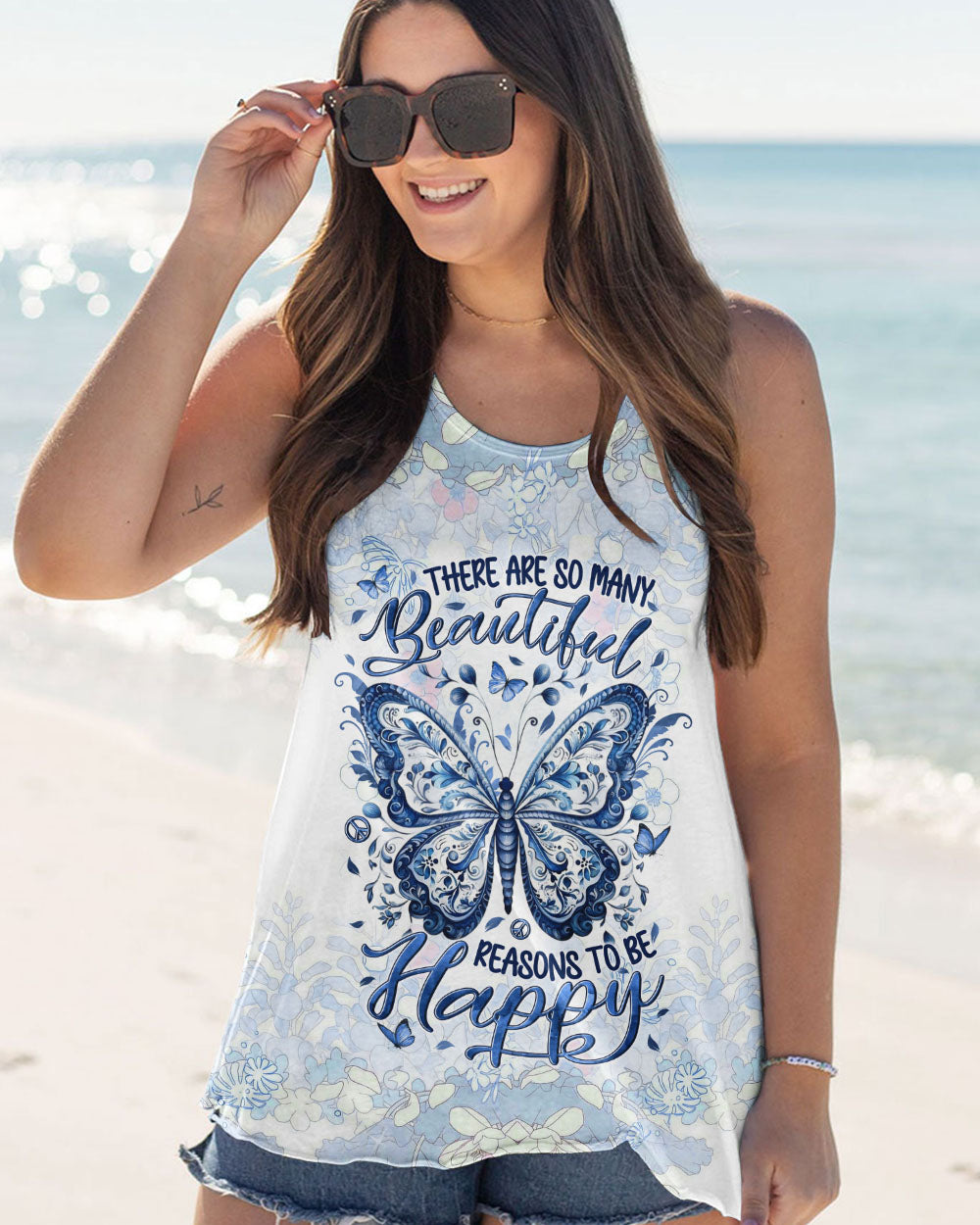 THERE ARE SO MANY BEAUTIFUL REASONS BUTTERFLY ALL OVER PRINT - YHLN0402252