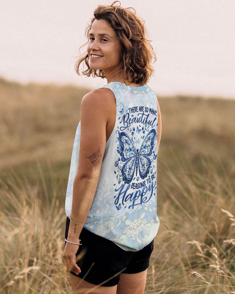 THERE ARE SO MANY BEAUTIFUL REASONS BUTTERFLY ALL OVER PRINT - YHLN0402252