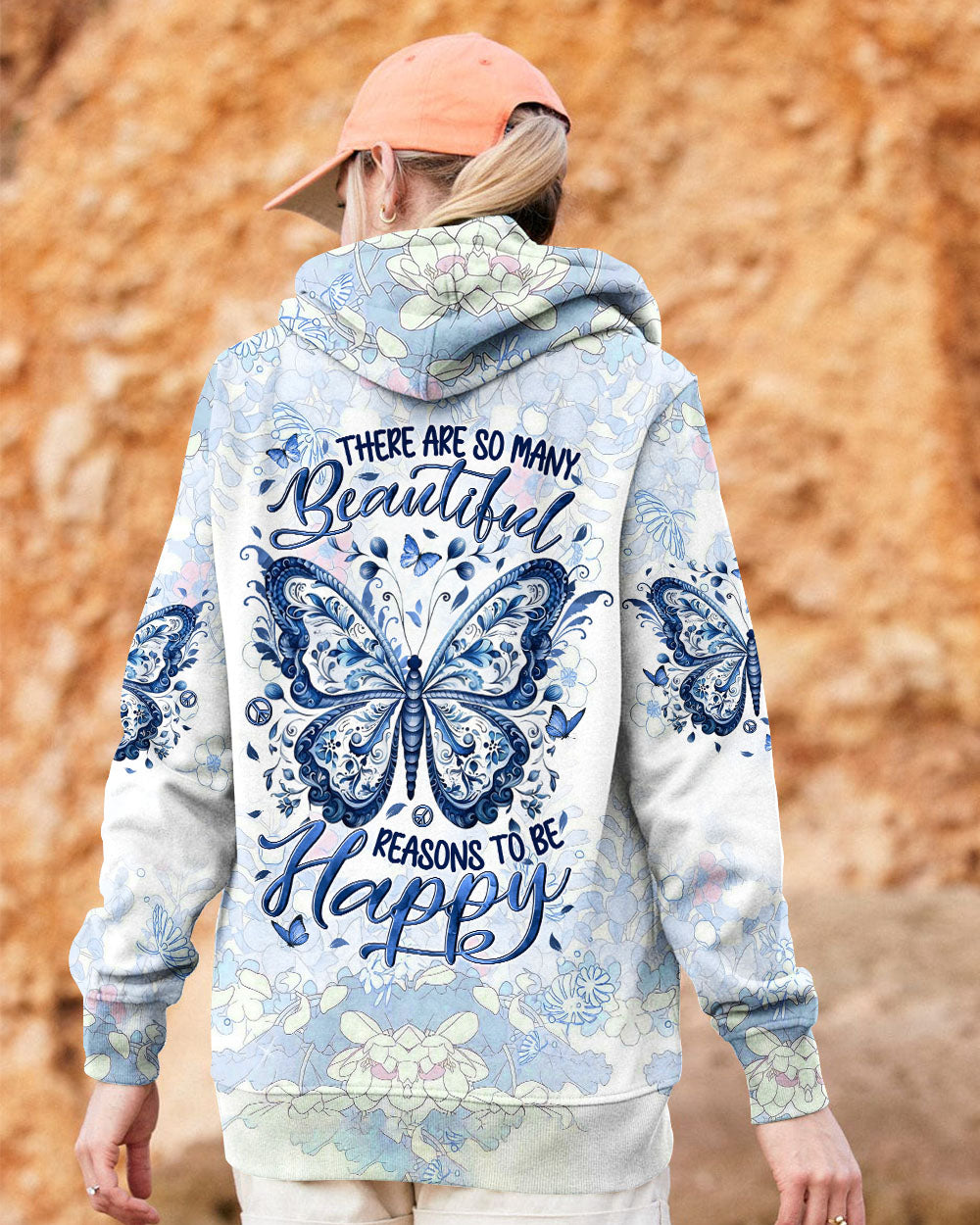 THERE ARE SO MANY BEAUTIFUL REASONS BUTTERFLY ALL OVER PRINT - YHLN0402252