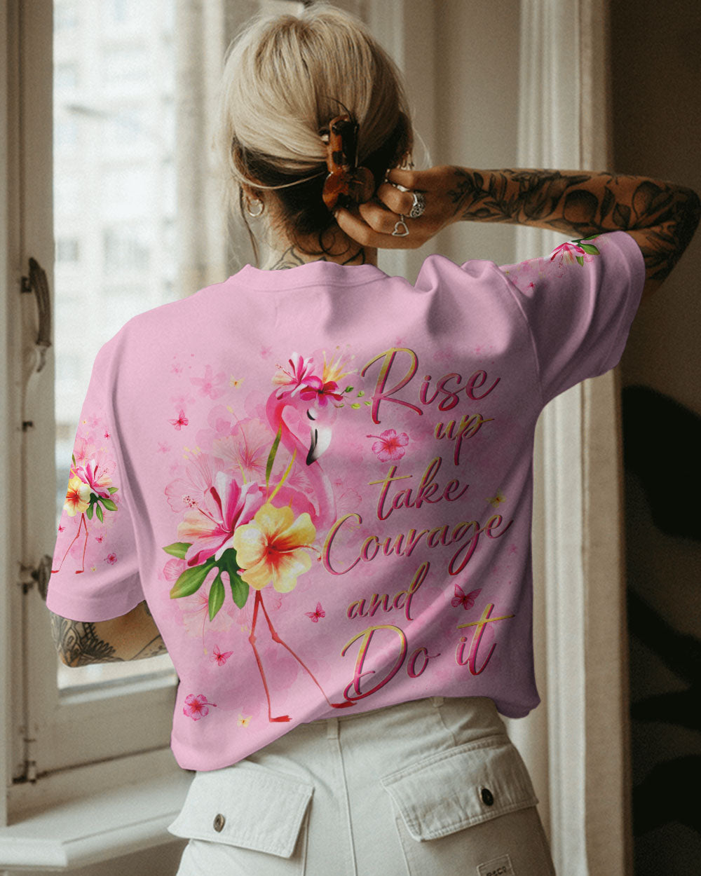 RISE UP TAKE COURAGE AND DO IT ALL OVER PRINT - YHLN0407232