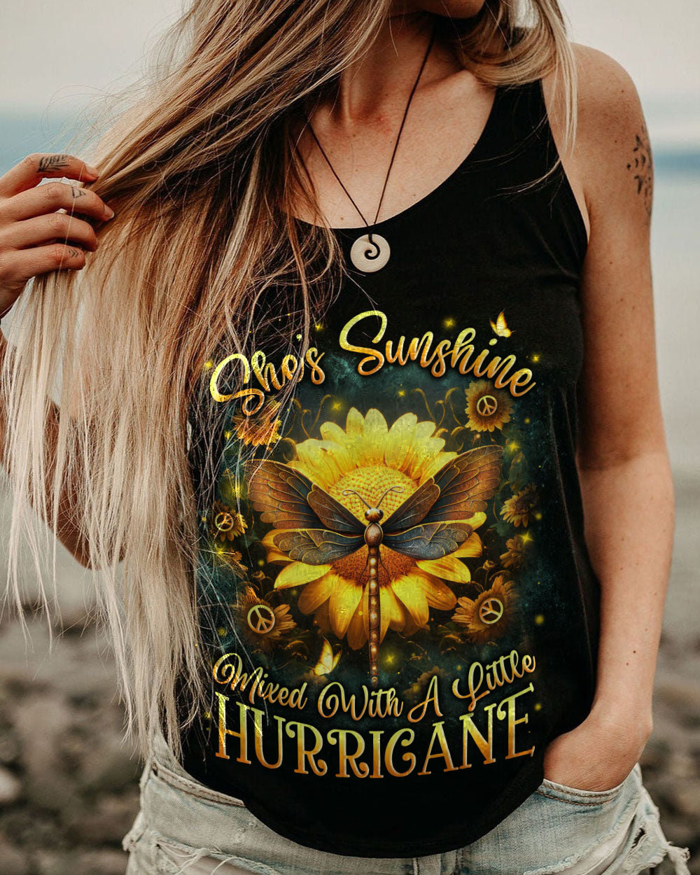 SHE'S SUNSHINE DRAGONFLY ALL OVER PRINT - YHLN0410232