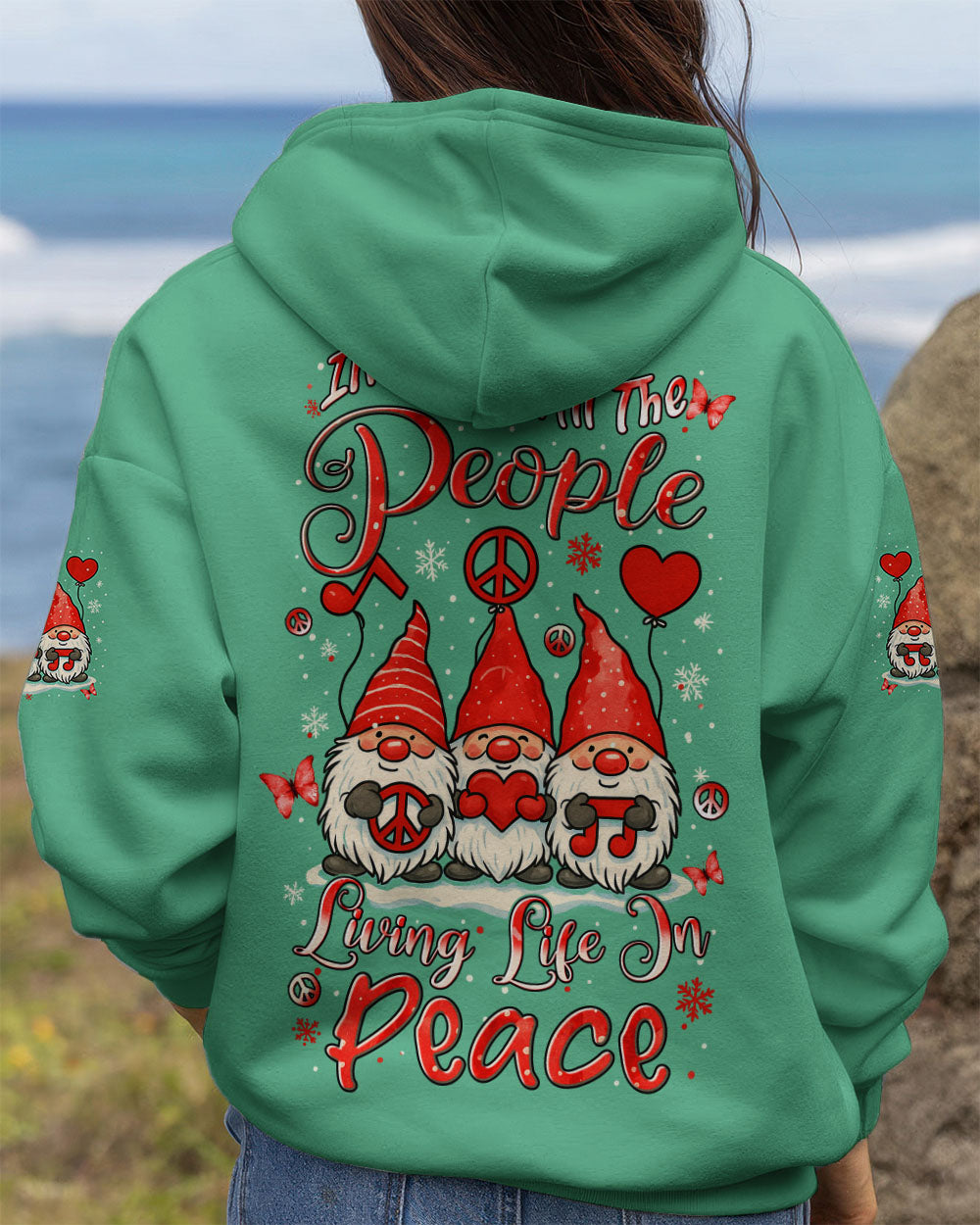 IMAGINE ALL THE PEOPLE LIVING LIFE IN PEACE CHRISTMAS ALL OVER PRINT - YHLN0411251