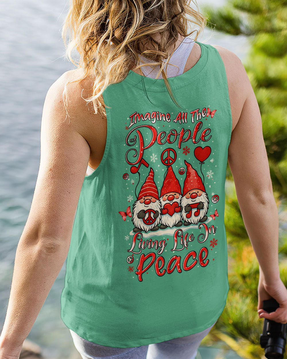 IMAGINE ALL THE PEOPLE LIVING LIFE IN PEACE CHRISTMAS ALL OVER PRINT - YHLN0411251