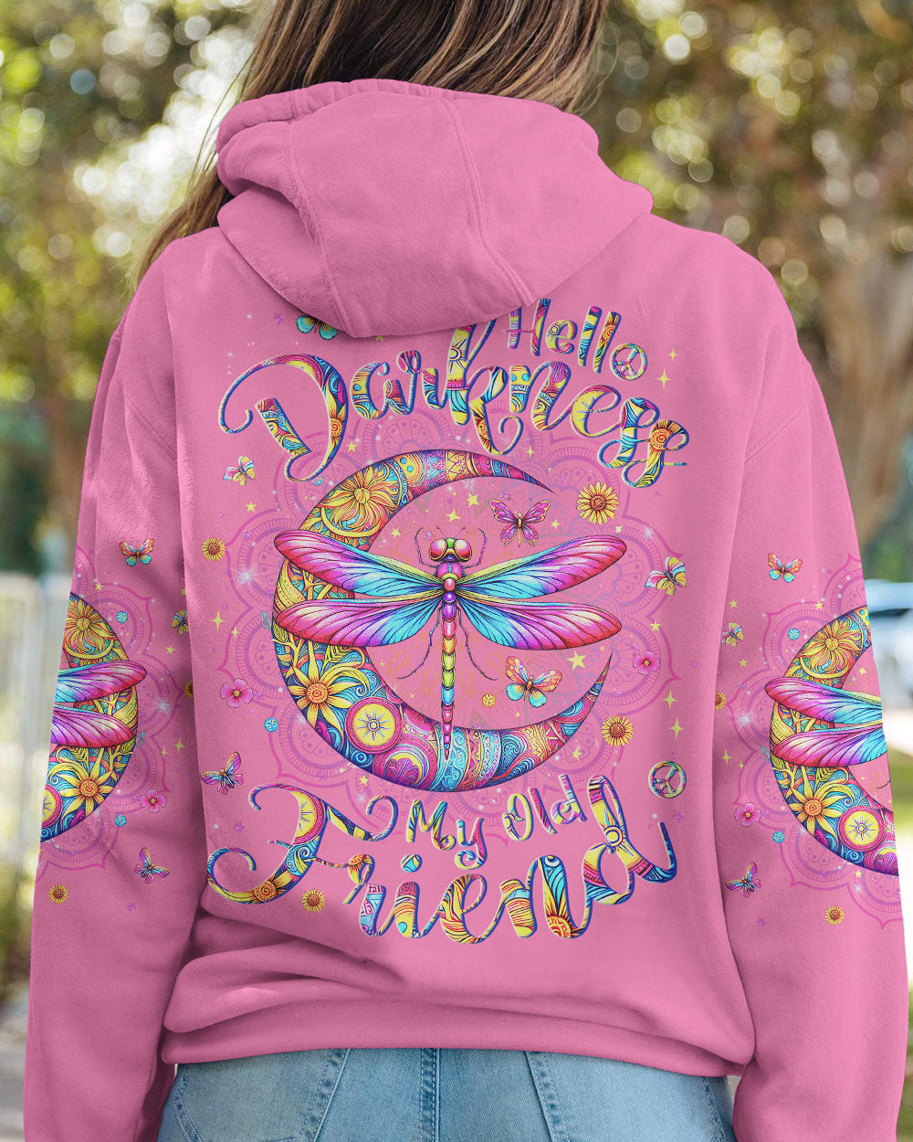 HELLO DARKNESS MY OLD FRIEND DRAGONFLY ALL OVER PRINT- YHLN0412233