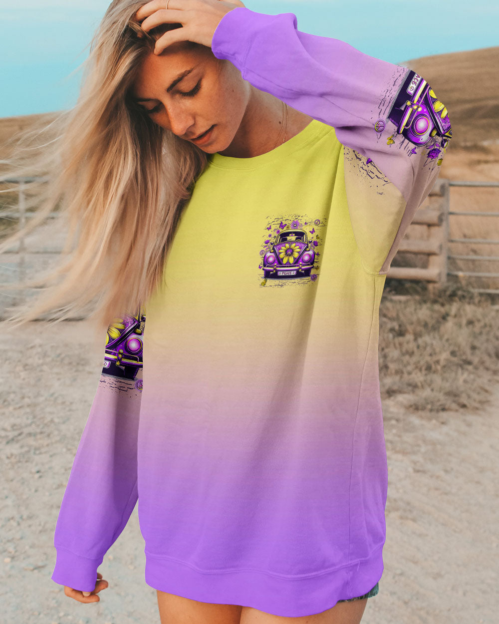 RUNNING AGAINST THE WIND ALL OVER PRINT - YHLN0502252