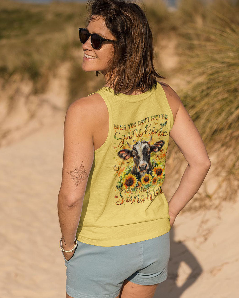 BE THE SUNSHINE COW ALL OVER PRINT - YHLN0503242