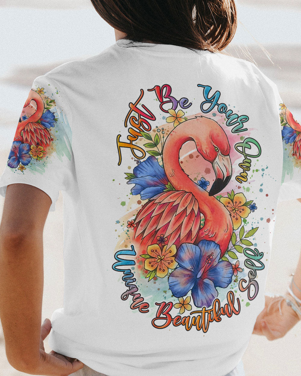 JUST BE YOUR OWN UNIQUE BEAUTIFUL SELF ALL OVER PRINT - YHLN0506233