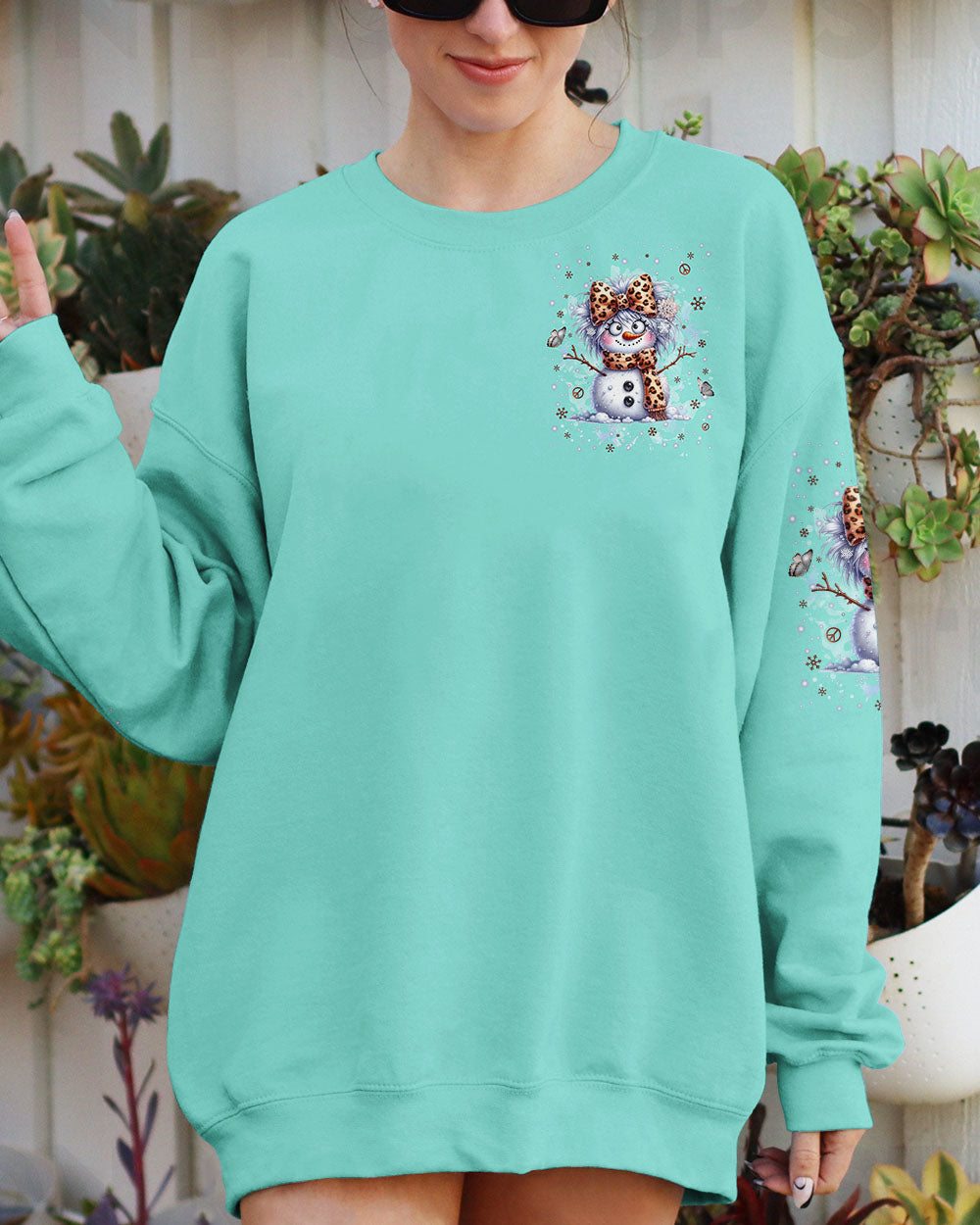 BE YOU THE WORLD WILL ADJUST CHRISTMAS ALL OVER PRINT - YHLN0511252