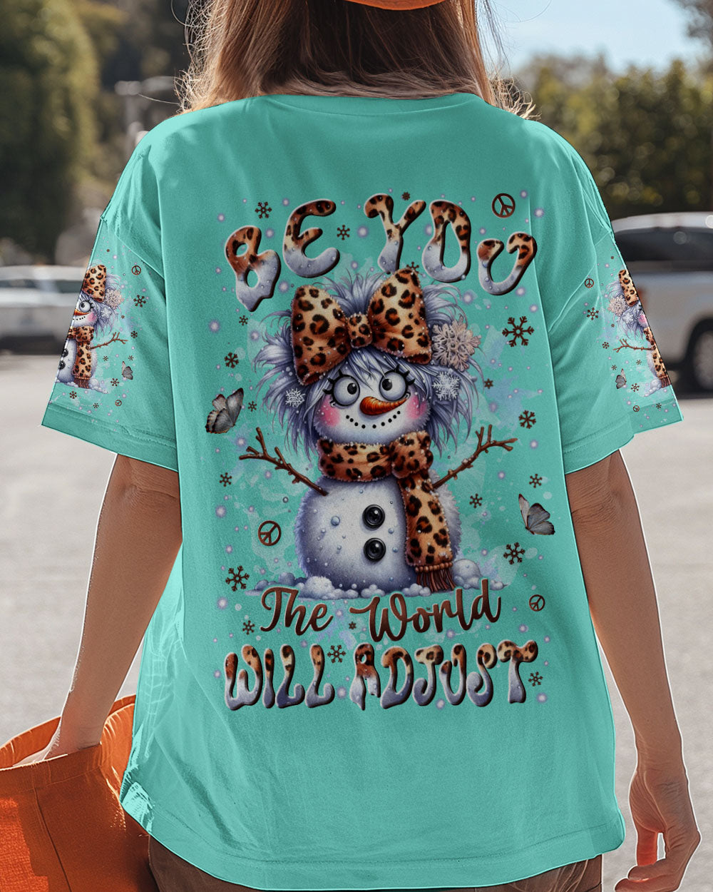 BE YOU THE WORLD WILL ADJUST CHRISTMAS ALL OVER PRINT - YHLN0511252