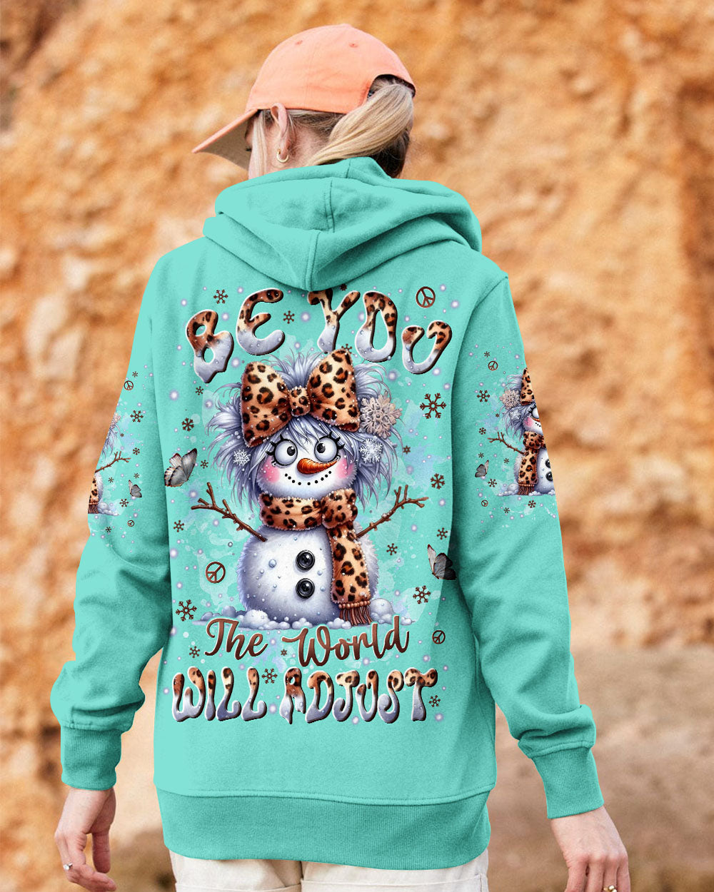 BE YOU THE WORLD WILL ADJUST CHRISTMAS ALL OVER PRINT - YHLN0511252