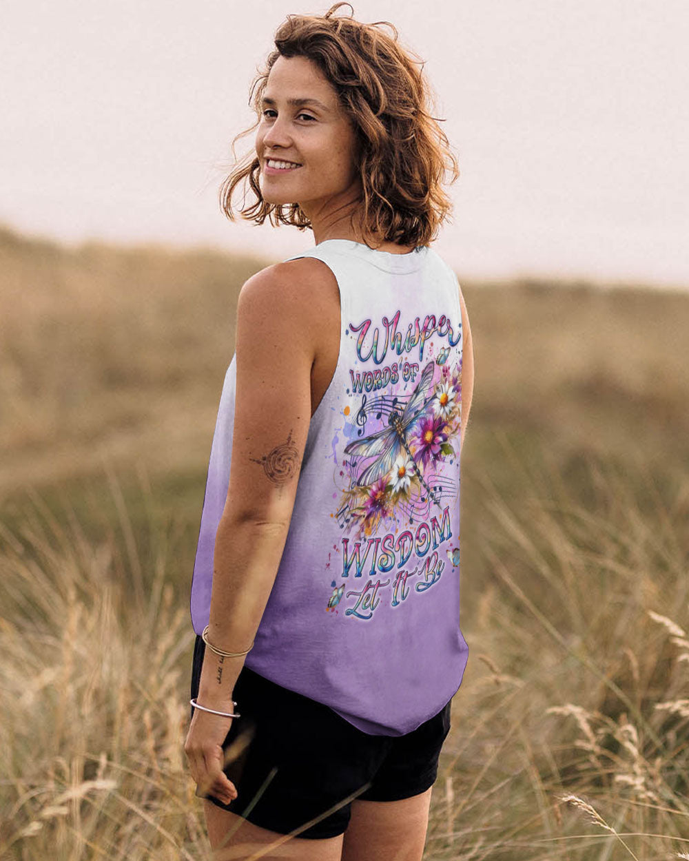 WHISPER WORDS OF WISDOM LET IT BE DRAGONFLY ALL OVER PRINT - YHLN0601253
