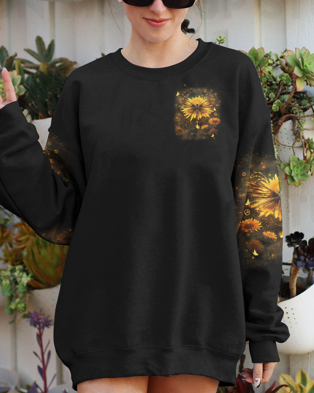 I BELIEVE THERE ARE ANGELS AMONG US DRAGONFLY ALL OVER PRINT - YHLN0610232