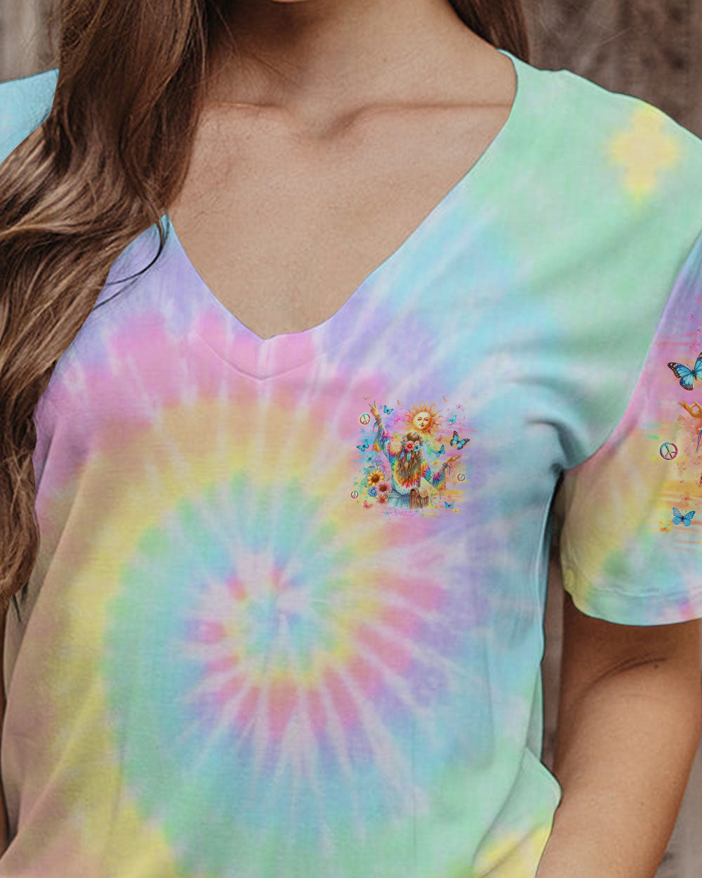 BE YOU THE WORLD WILL ADJUST ALL OVER PRINT - YHLN0612234