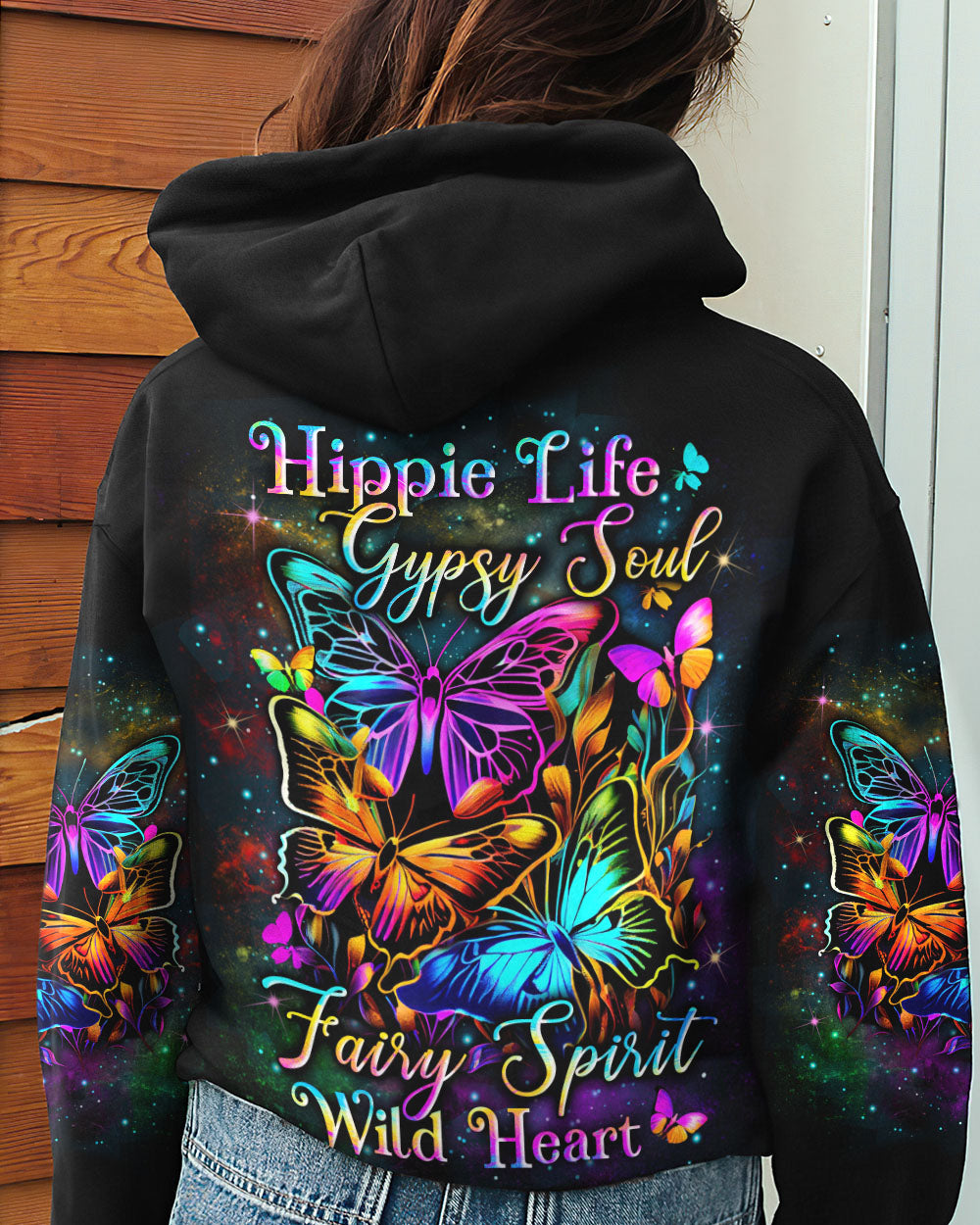 HIPPIE LIFE GYPSY SOUL FAIRY SPIRIT ALL OVER PRINT - YHLN0706231