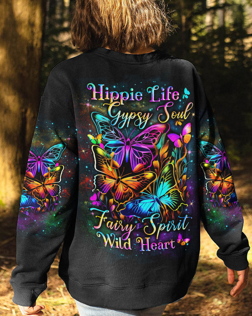 HIPPIE LIFE GYPSY SOUL FAIRY SPIRIT ALL OVER PRINT - YHLN0706231