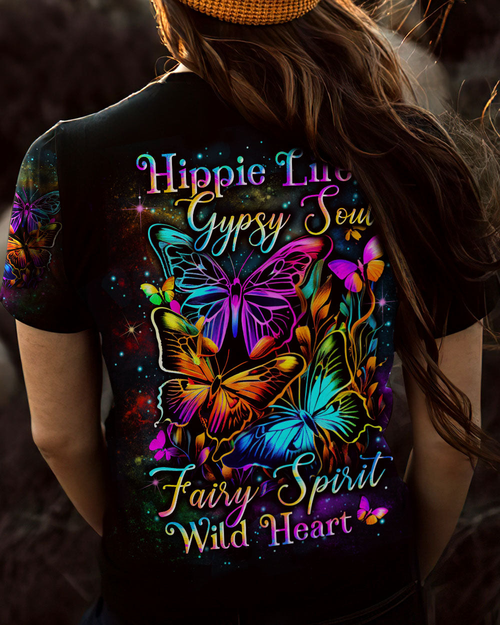 HIPPIE LIFE GYPSY SOUL FAIRY SPIRIT ALL OVER PRINT - YHLN0706231