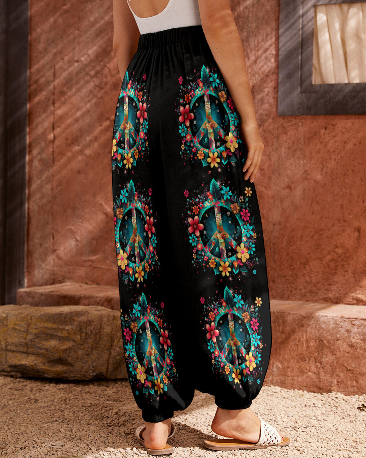 PEACE FREAK FLOWERS ALL OVER PRINT - YHLN0707231
