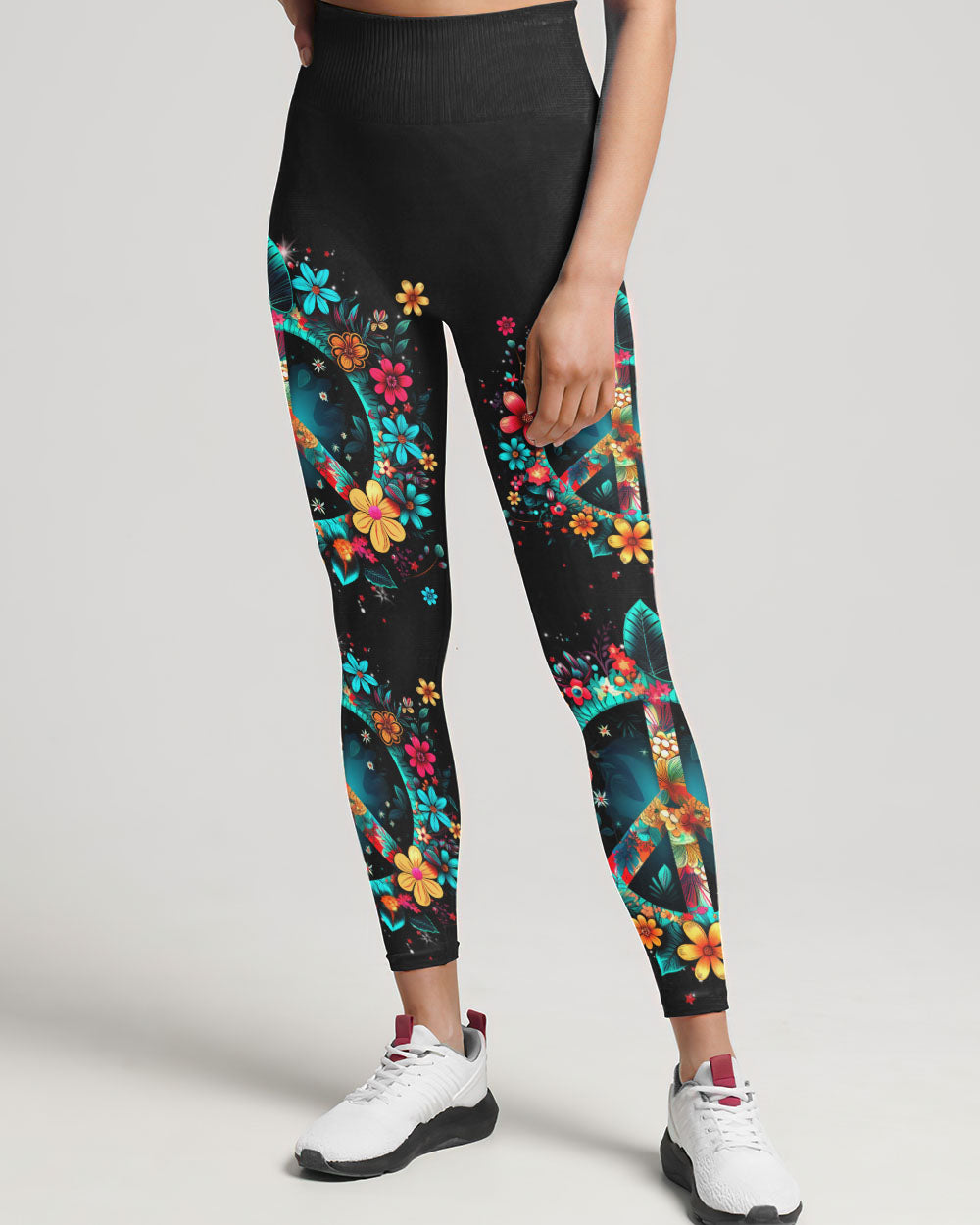 PEACE FREAK FLOWERS ALL OVER PRINT - YHLN0707231