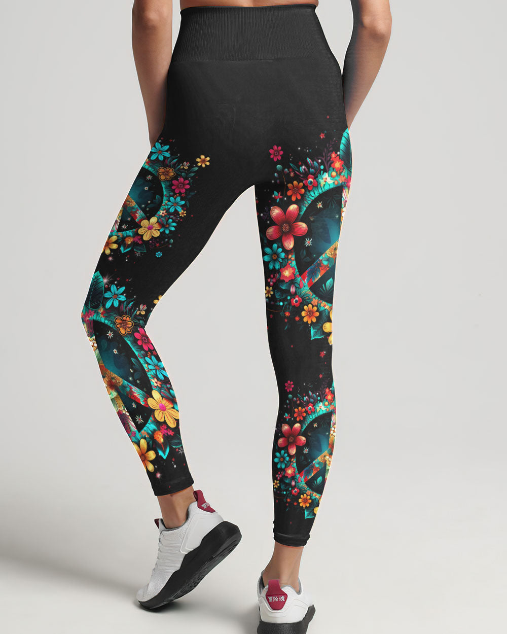 PEACE FREAK FLOWERS ALL OVER PRINT - YHLN0707231