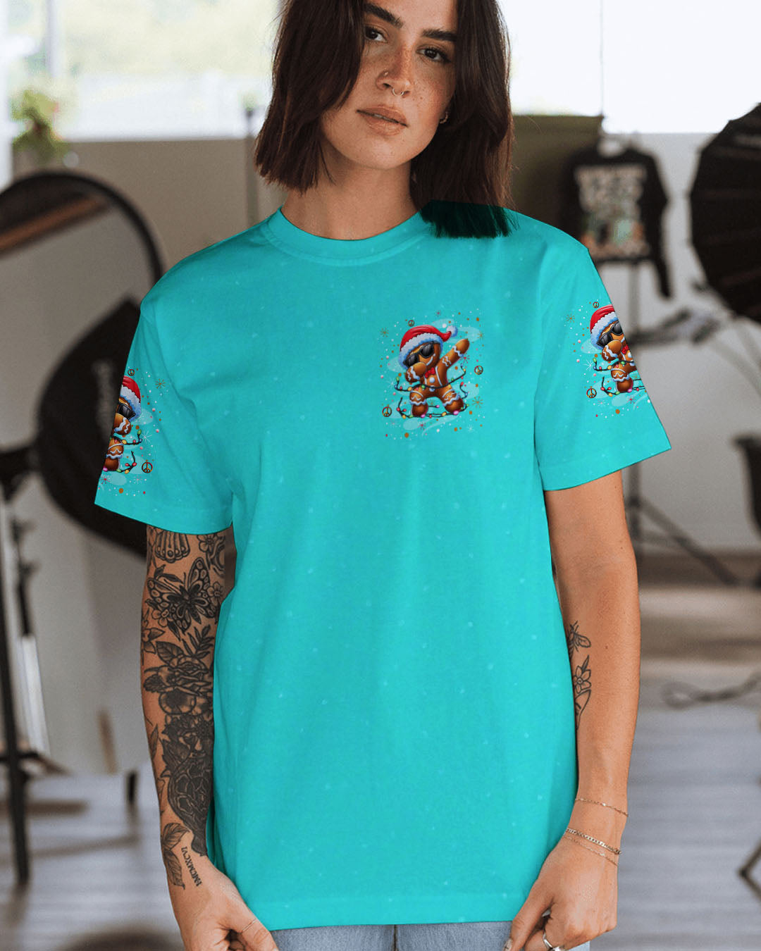 BE YOU THE WORLD WILL ADJUST CHRISTMAS ALL OVER PRINT - YHLN0711252