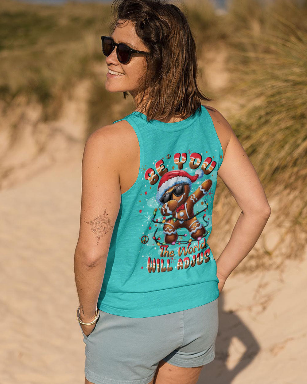 BE YOU THE WORLD WILL ADJUST CHRISTMAS ALL OVER PRINT - YHLN0711252