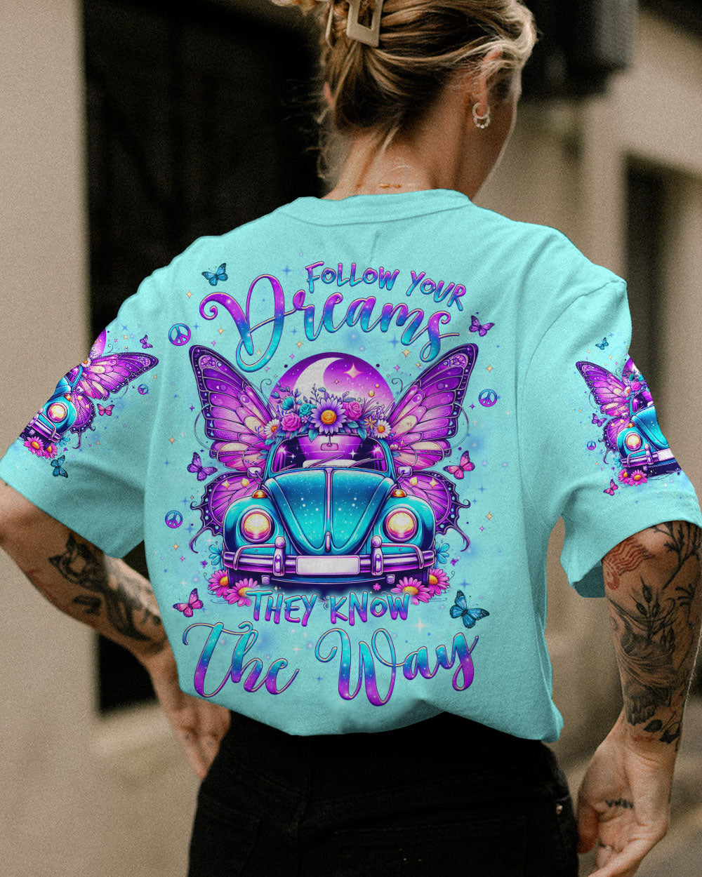 FOLLOW YOUR DREAM ALL OVER PRINT - YHLN0712234