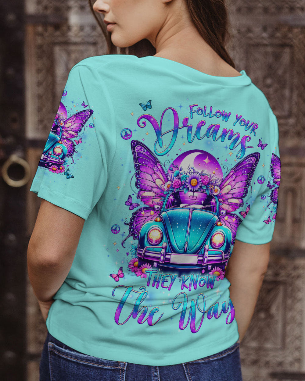 FOLLOW YOUR DREAM ALL OVER PRINT - YHLN0712234