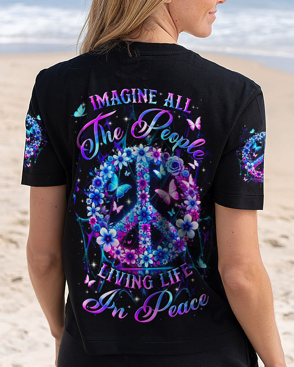 IMAGINE ALL THE PEOPLE LIVING LIFE IN PEACE ALL OVER PRINT - YHLN0801243