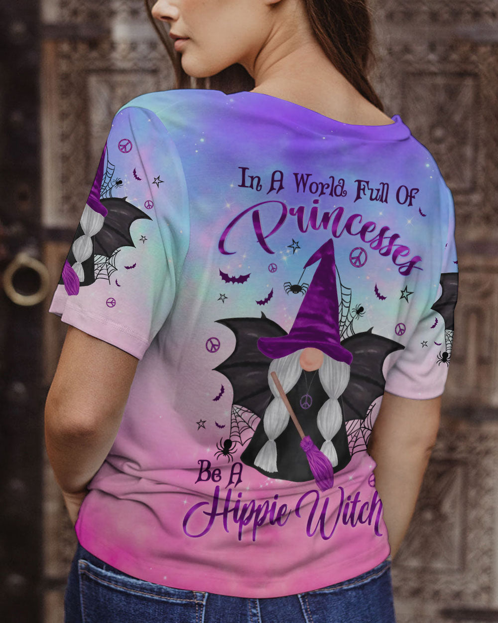 BE A HIPPIE WITCH ALL OVER PRINT - YHLN0808234