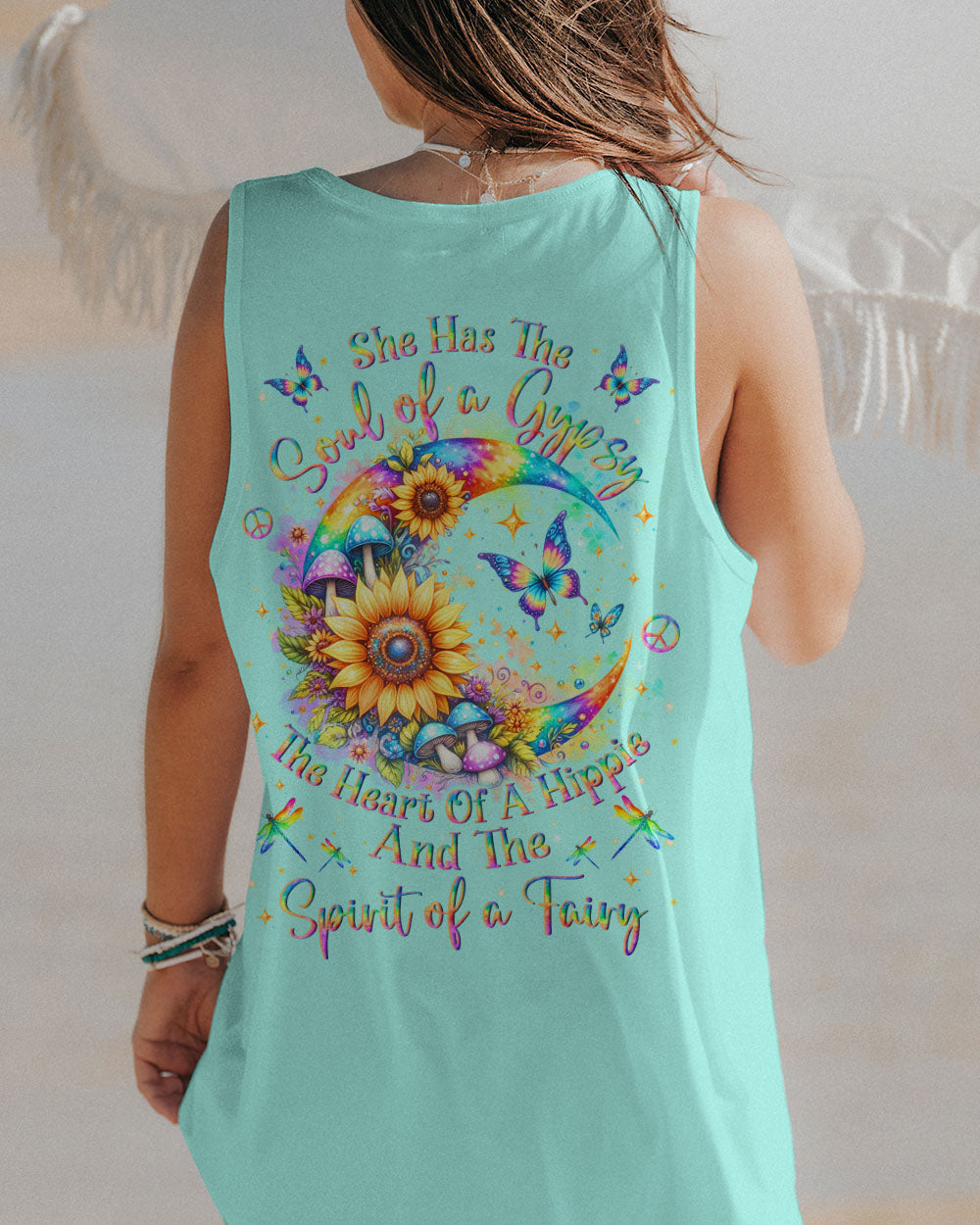 SPIRIT OF A FAIRY CRESCENT MOON BUTTERFLY ALL OVER PRINT - YHLN0812234