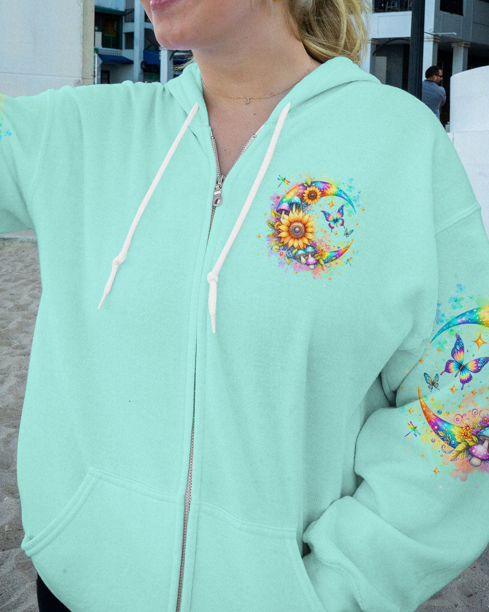 SPIRIT OF A FAIRY CRESCENT MOON BUTTERFLY ALL OVER PRINT - YHLN0812234