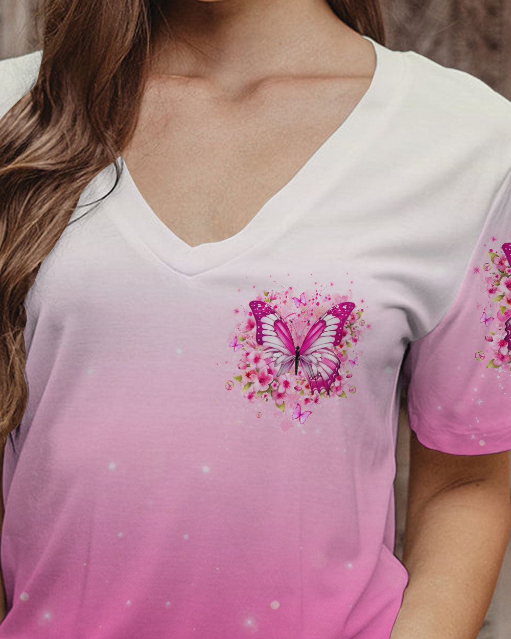 JUST BREATHE BUTTERFLY ALL OVER PRINT - YHLN0907243
