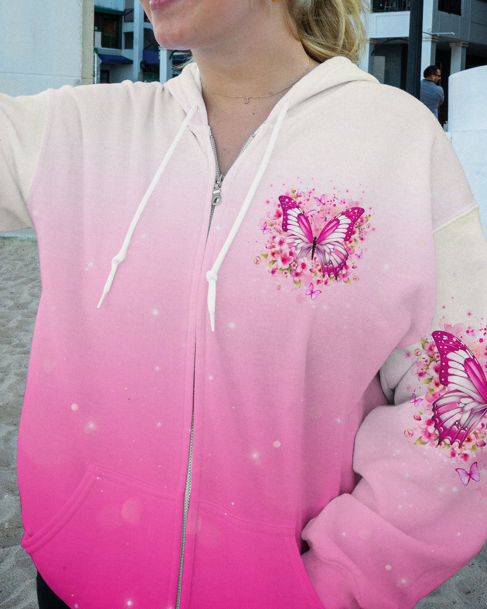 JUST BREATHE BUTTERFLY ALL OVER PRINT - YHLN0907243