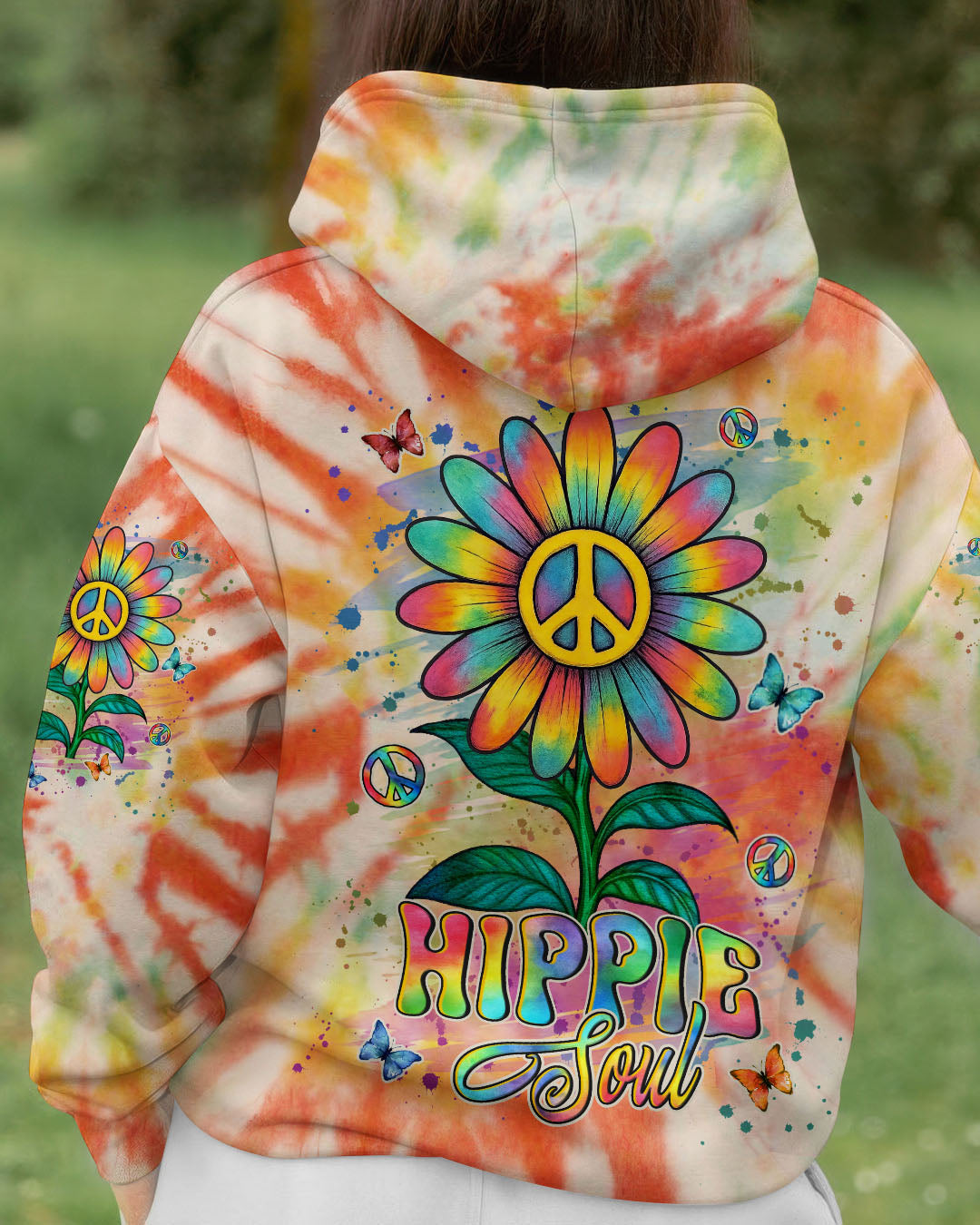 HIPPIE SOUL DAISY TIE DYE ALL OVER PRINT - YHLN1208252