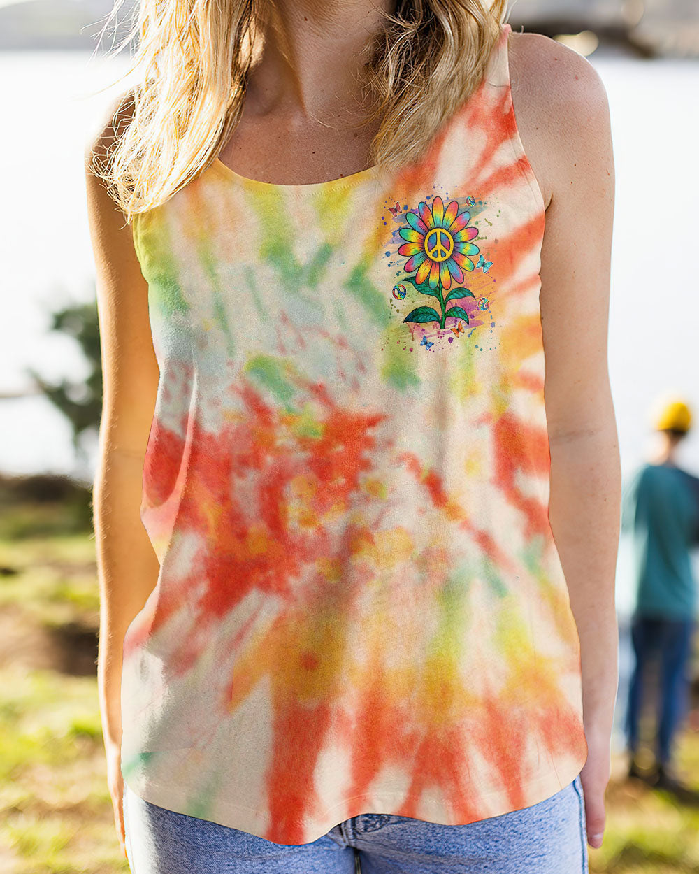 HIPPIE SOUL DAISY TIE DYE ALL OVER PRINT - YHLN1208252